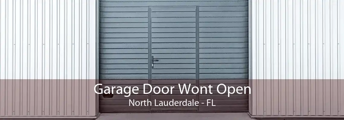 Garage Door Wont Open North Lauderdale - FL