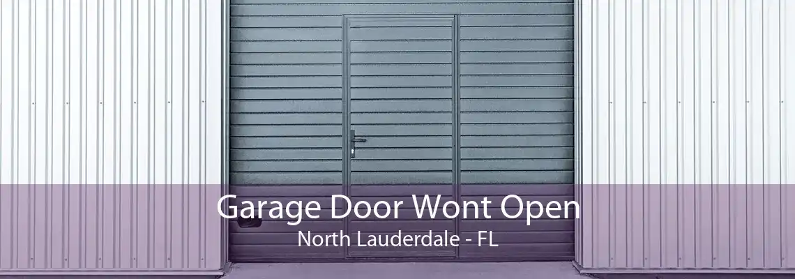 Garage Door Wont Open North Lauderdale - FL