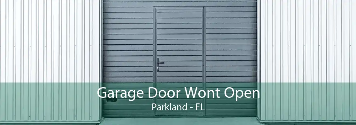 Garage Door Wont Open Parkland - FL