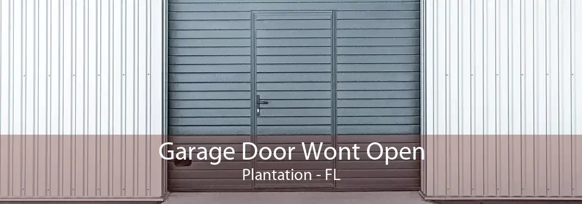 Garage Door Wont Open Plantation - FL