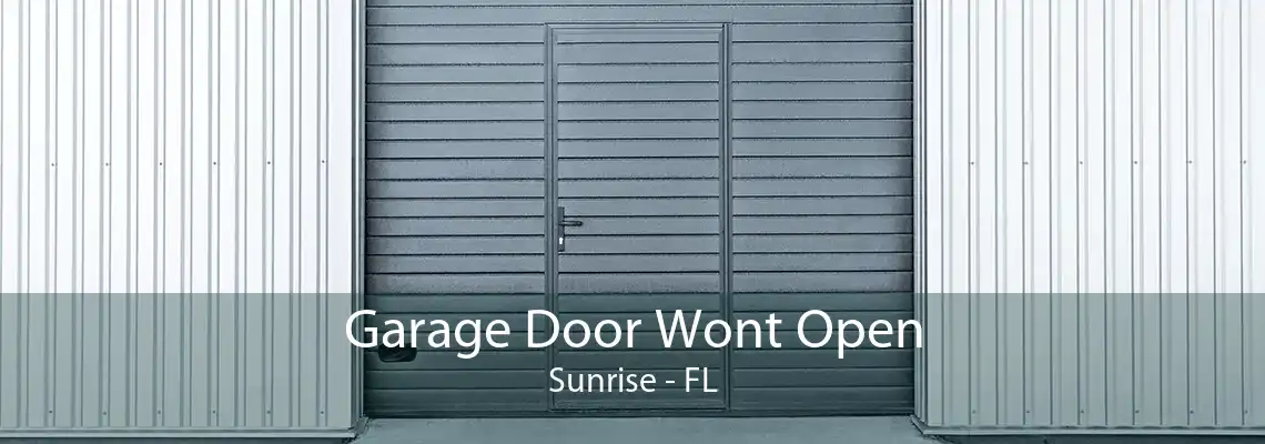 Garage Door Wont Open Sunrise - FL